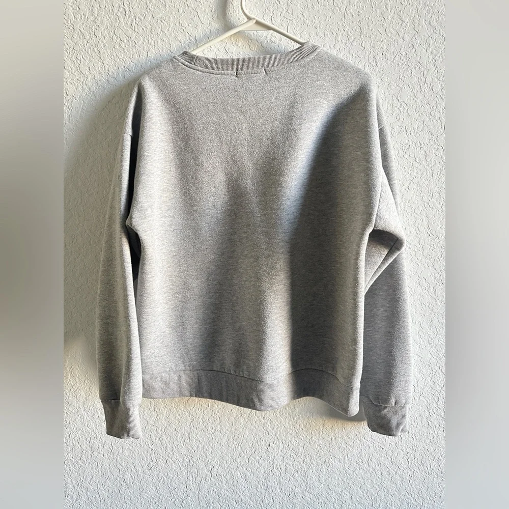 Forever 21  |  Grey Sweatshirt - Picture 2 of 2